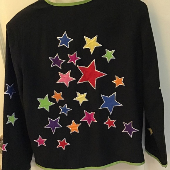 Ladies Star Spangled Boho jacket - Picture 2 of 2